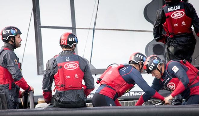 Land Rover BAR Team Principal, Ben Ainslie, flies T2 - An investigation with BAE Systems ©  Harry KH / Land Rover BAR